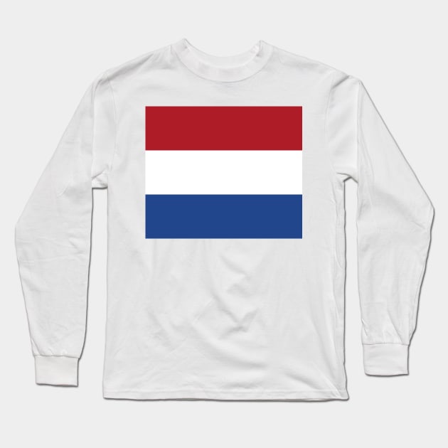 Netherlands flag Long Sleeve T-Shirt by flag for all